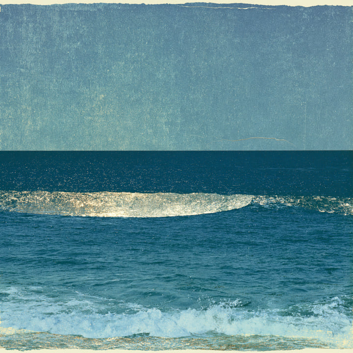 Morning Falling 574, a Midjourney study of the Southern California ocean imagined in 2050