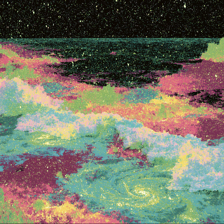 Morning Falling 563, a Midjourney study of the Southern California ocean imagined in 2050