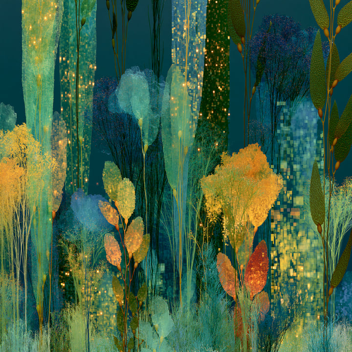 Morning Falling 541, a Midjourney study of the Southern California ocean imagined in 2050